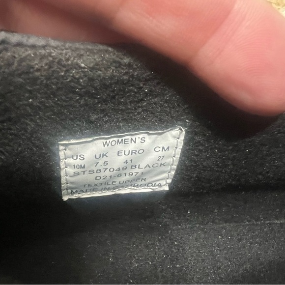 SPERRY Moc-Sider Nylon Slip-on Quilted Shoes in Classic Black Size 10 - Picture 7 of 7